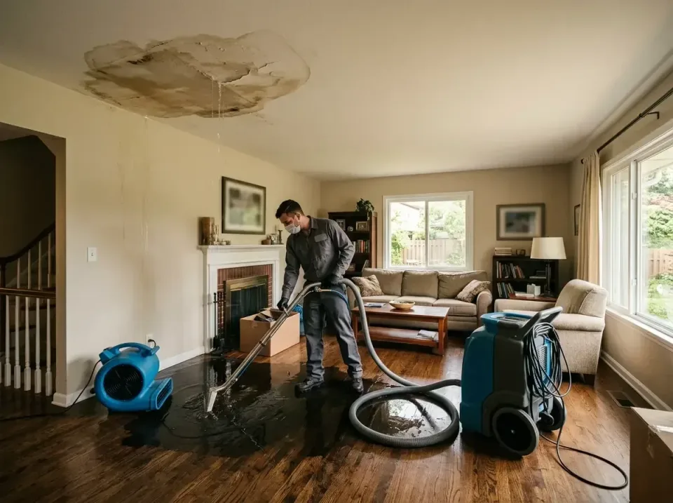 attic-pipe-burst-ceiling-drip-008 — frequently asked questions, Water Damage Restoration & Carpet Care in Lake City, PA